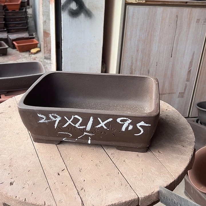 紫泥花盆透气花盆