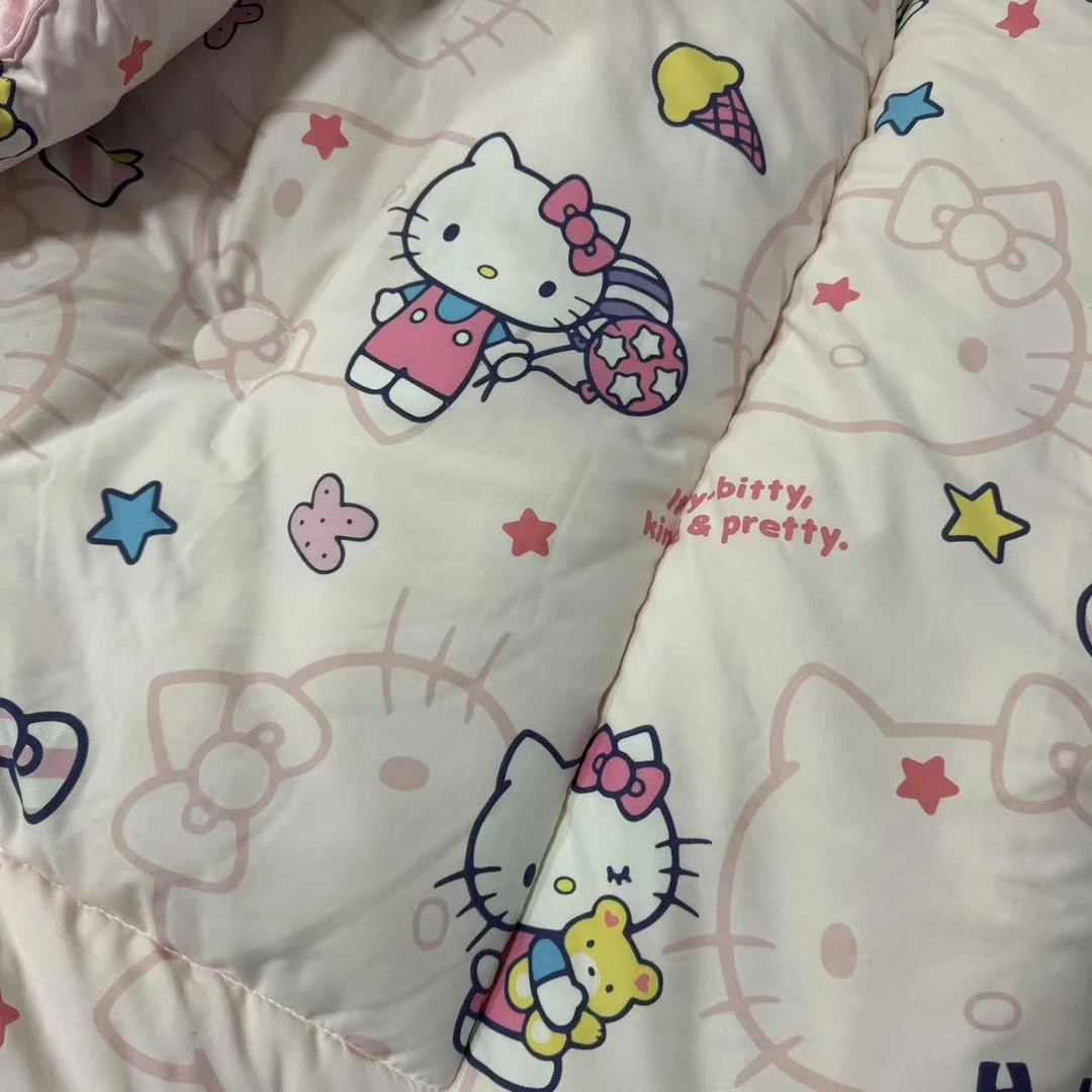【甜筒kitty豆豆被】200*230cm保暖舒适亲肤大豆被透气豆豆被子