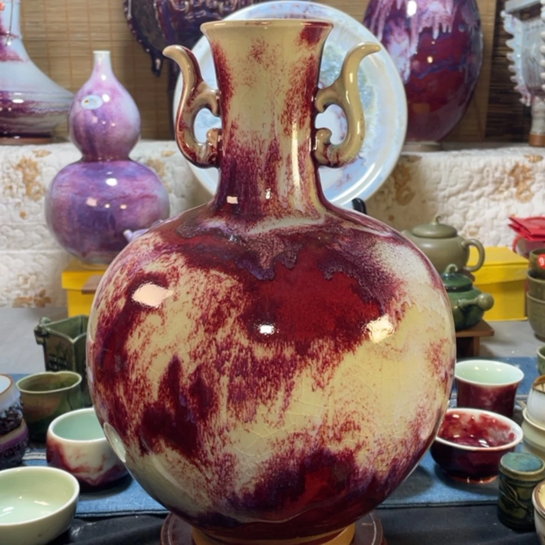 【闪购商品】摆件钧瓷平安如意尊