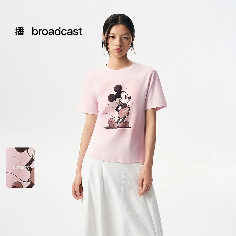 【商场同款】【迪士尼米奇系列】播印花短袖T恤BDS3YD3033
