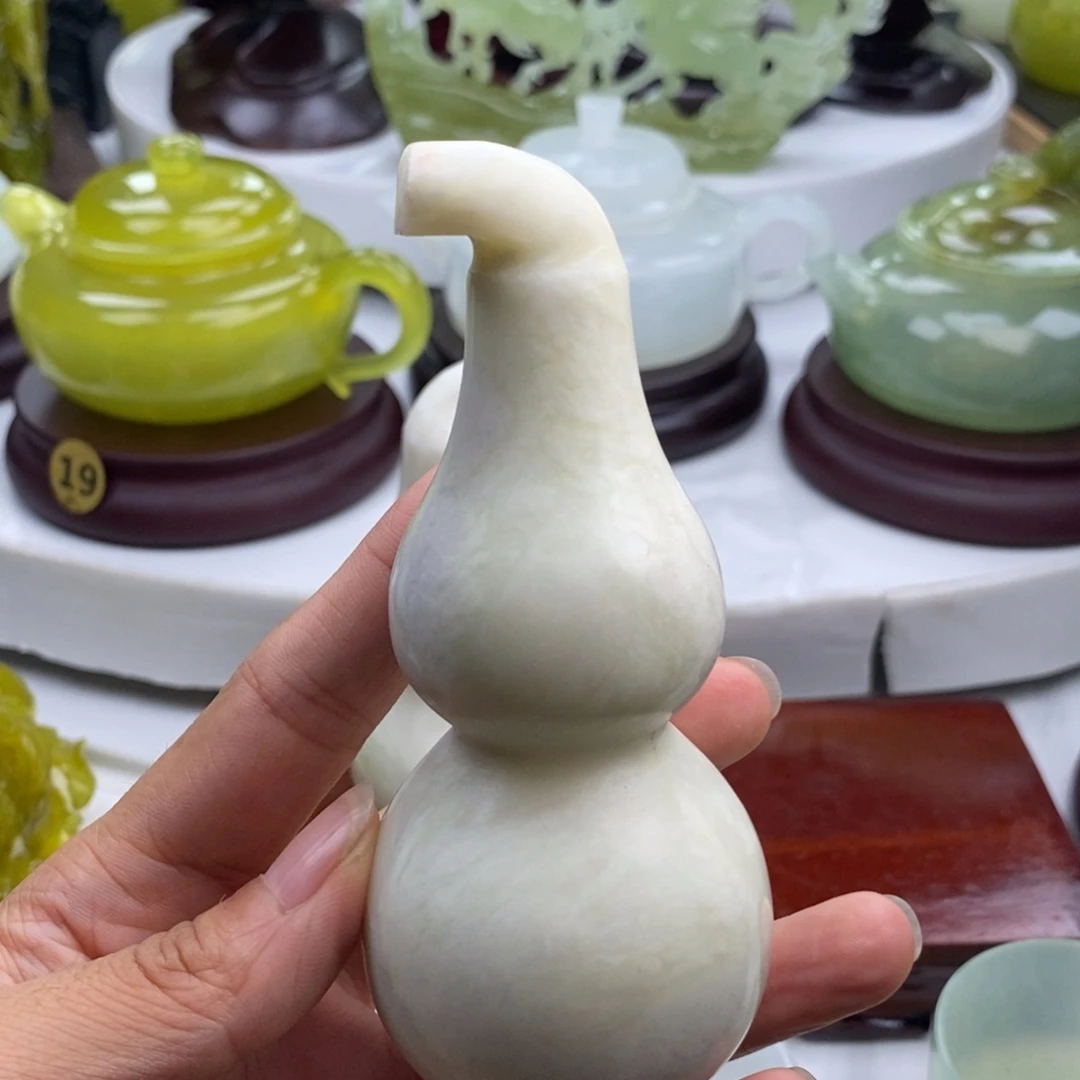 岫玉未镶嵌四大名玉摆件