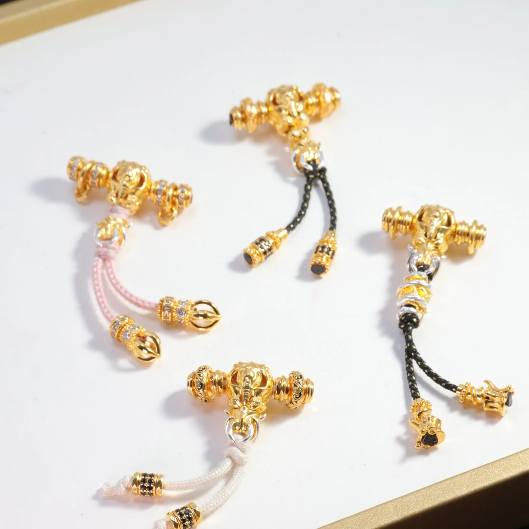 足银玻璃银制品 FR【三通套装】足银/镀层22k金5D无氰电铸工艺