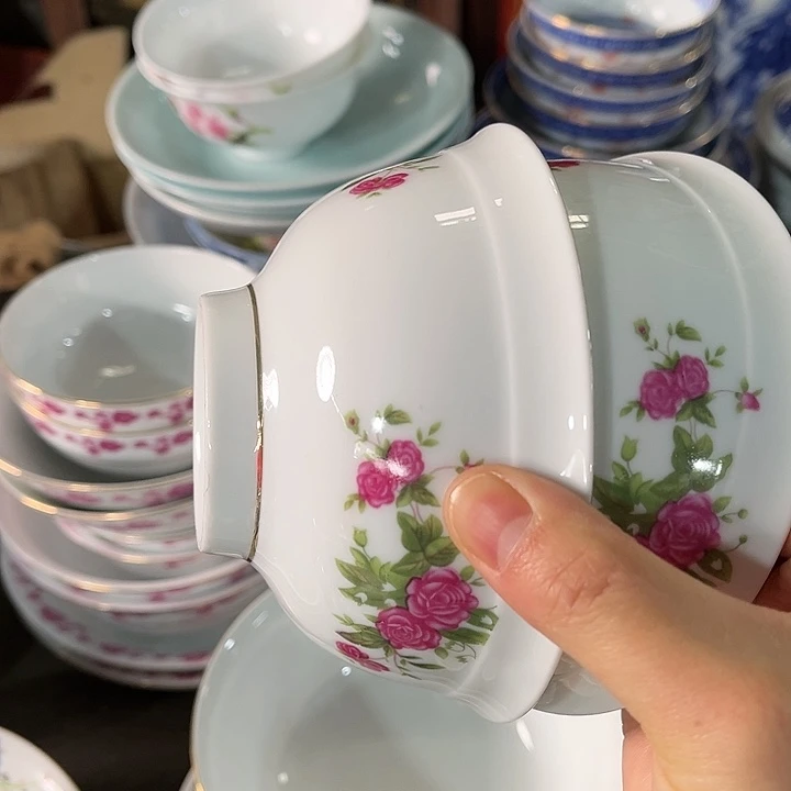 瓷片直径12.5厘米，发2个