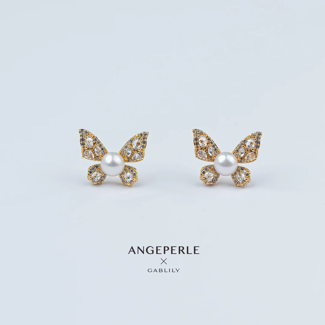 天使之泪淡水珍珠耳饰 5-6mm  精致 百搭 时尚 仙女款 【小乔推荐】