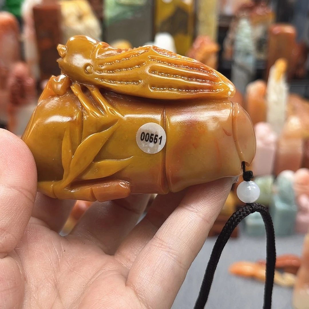 寿山石印石炙*使551包邮包刻