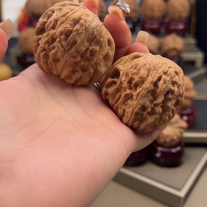 文玩核桃把件46 闷墩w-002