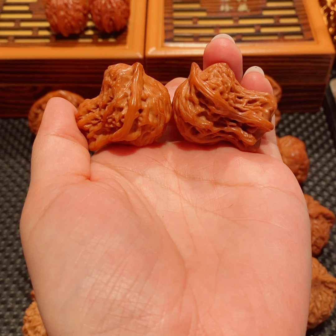 文玩核桃把件小鸟
