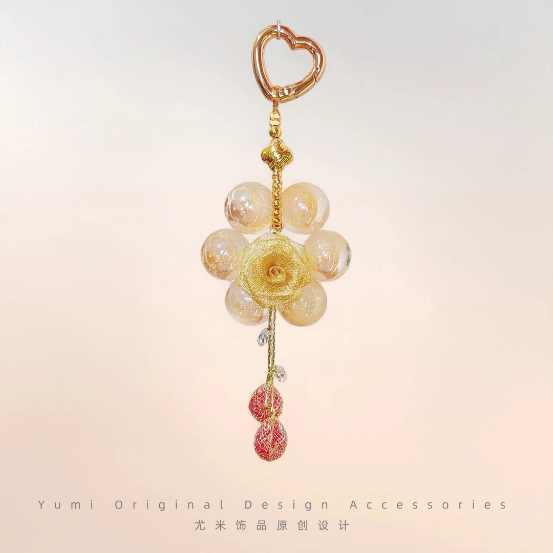 卡庭【设计师手作】高端女款手机挂件绳链简约系列-通勤搭配L2656