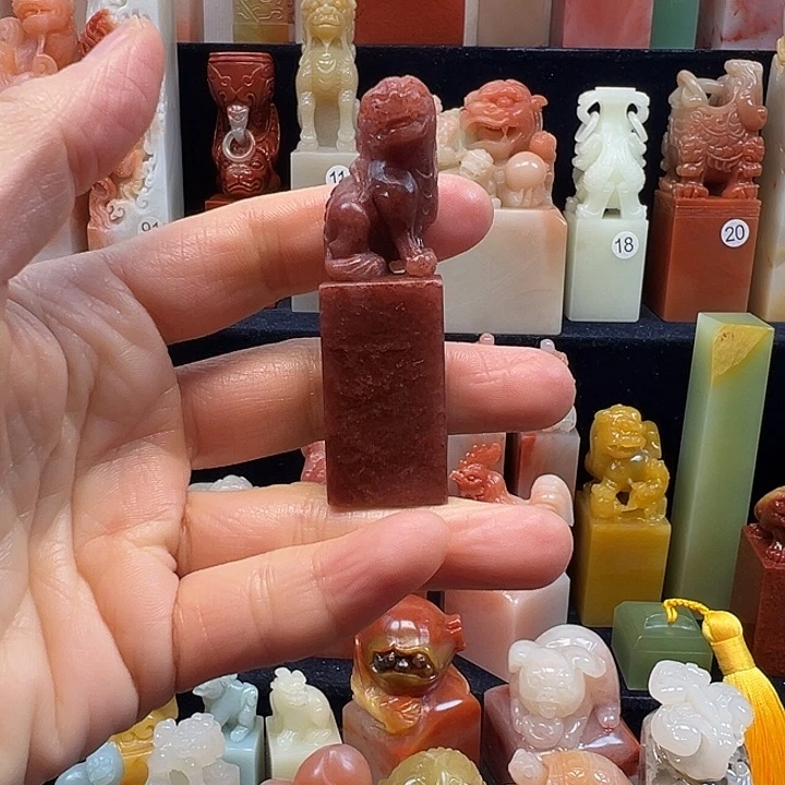 寿山石印石寿山石手工雕刻