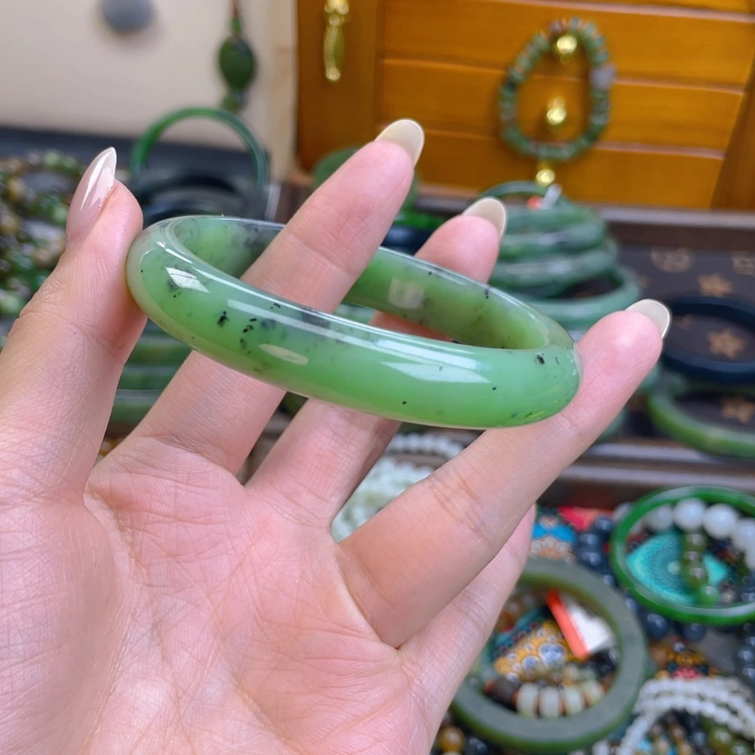 和田玉未镶嵌手链56-57