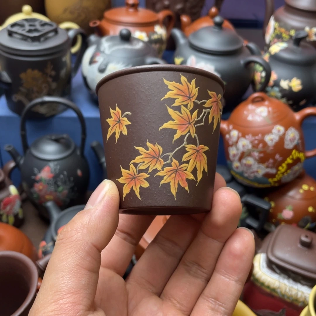 紫砂茶杯紫砂主人杯100cc