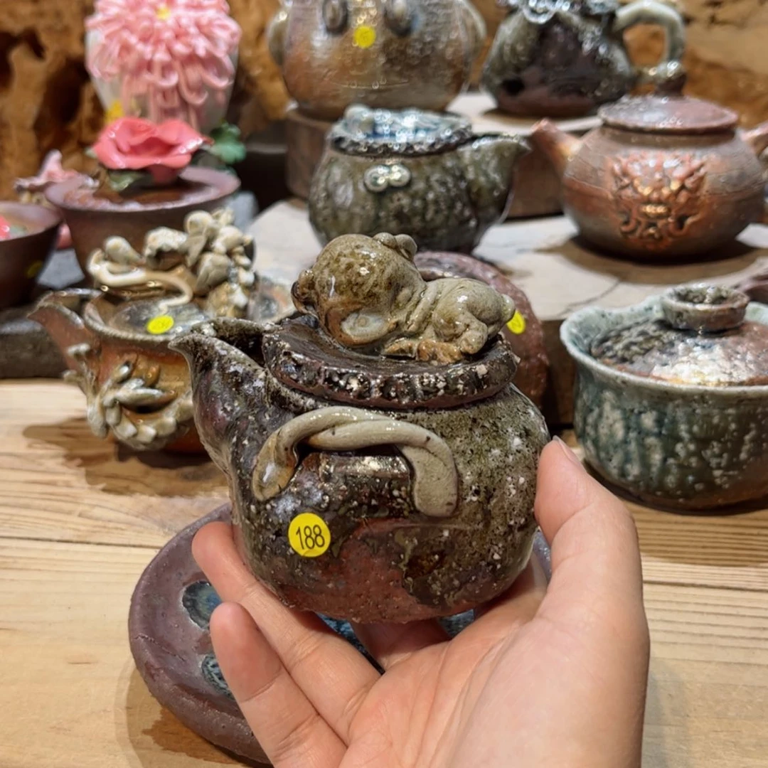 【闪购商品】柴烧茶具手工茶杯宝瓶188