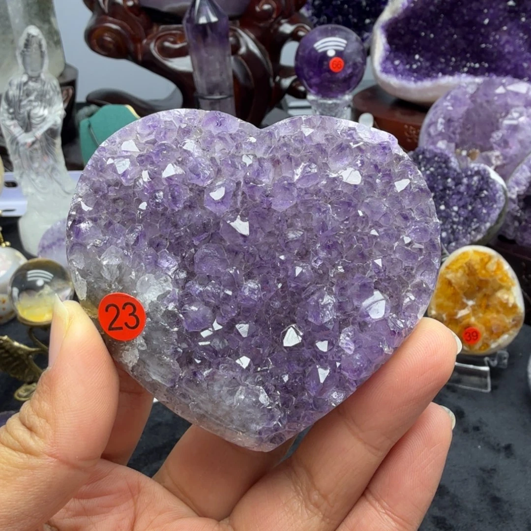 未镶嵌水晶摆件爱心