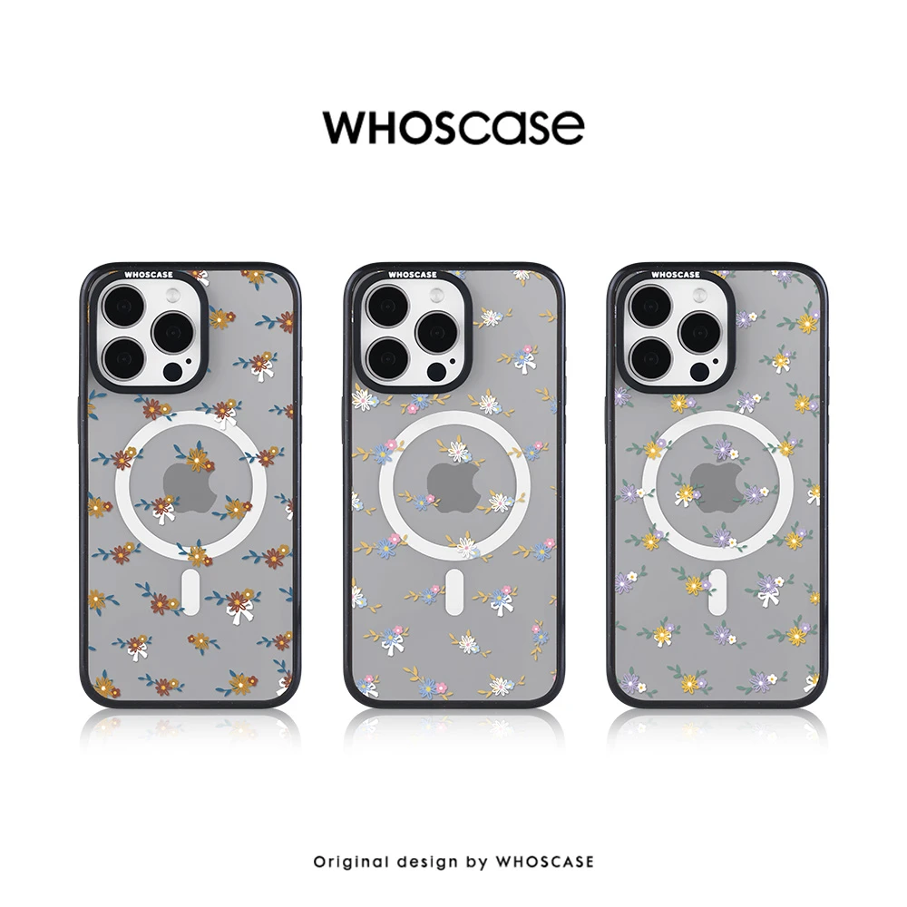 WHOSCASE莫奈印象秋趣念念防摔磁吸手机壳iphone14/15/Pro/Max