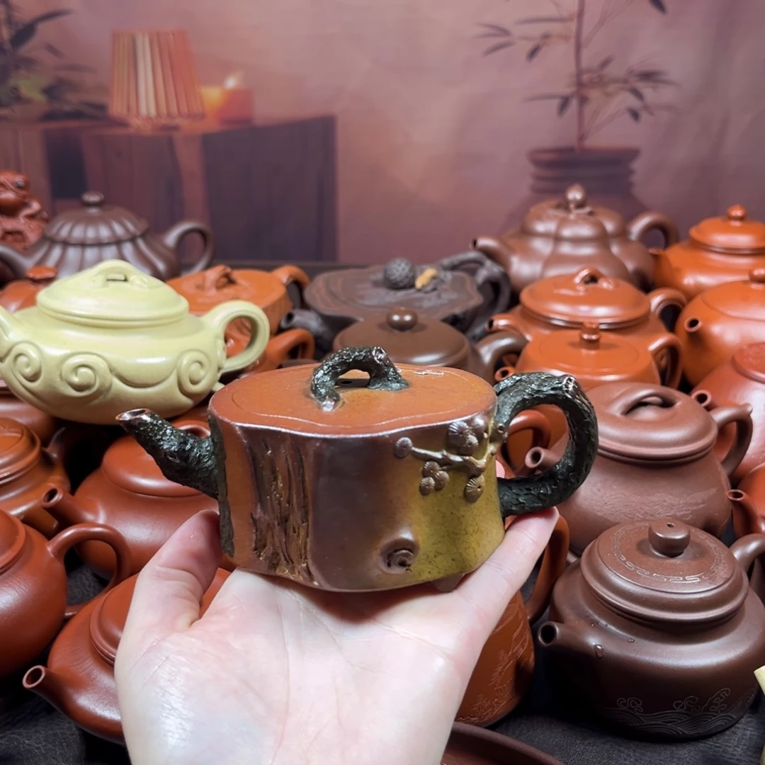 茶壶紫砂有*人原矿柴烧150毫升