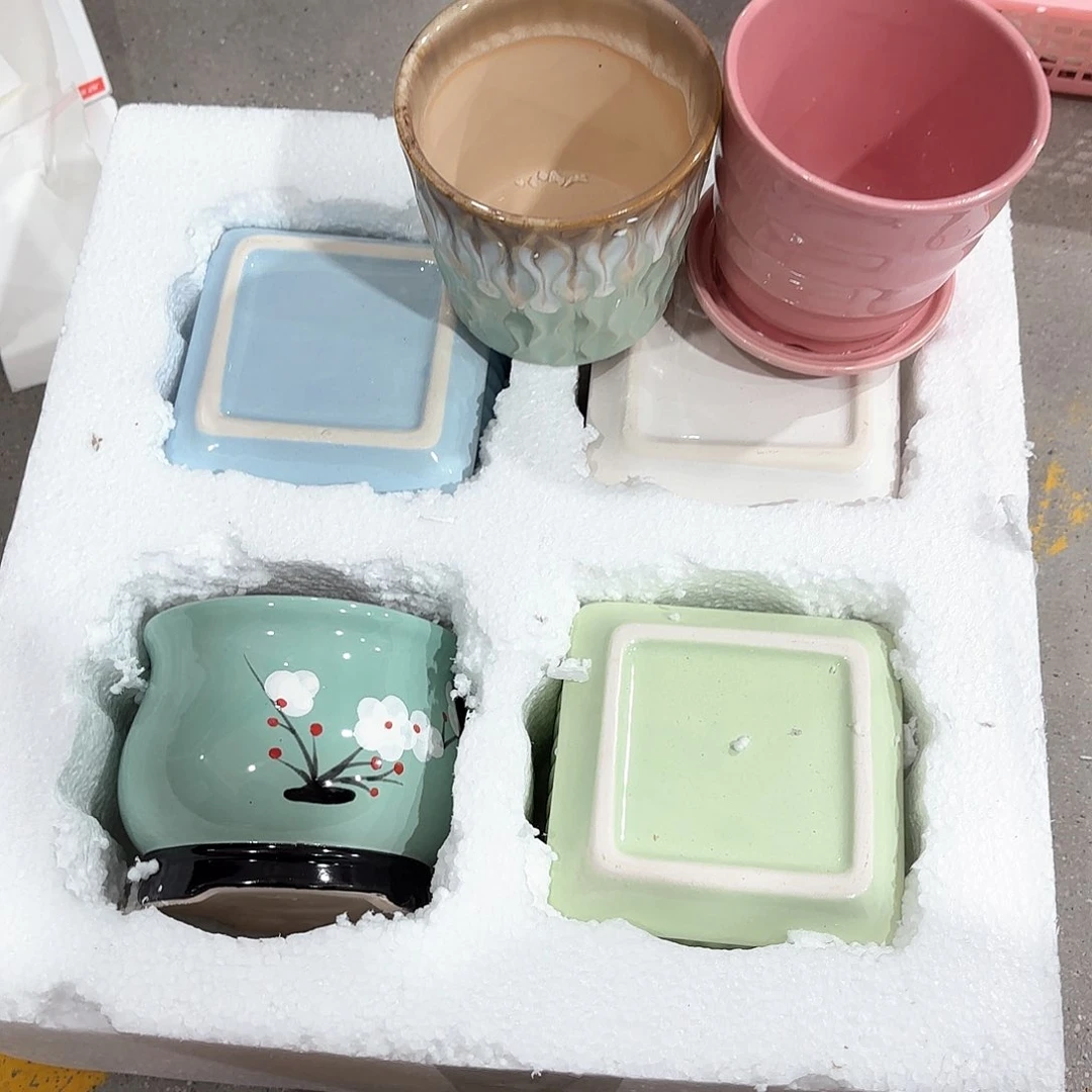 陶瓷陶瓷花盆，多肉花盆