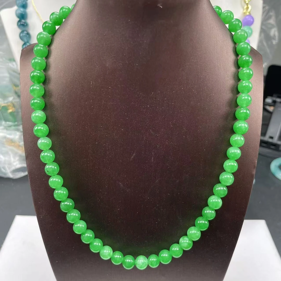 A803阳绿8mm项链时尚百搭女款多样发货其一