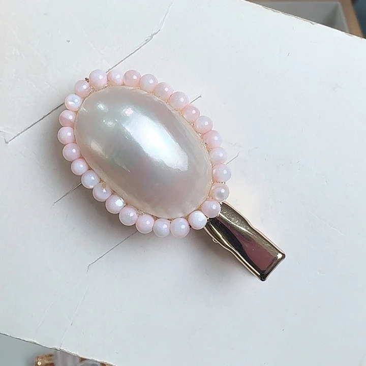 未镶嵌发饰淡水珍珠