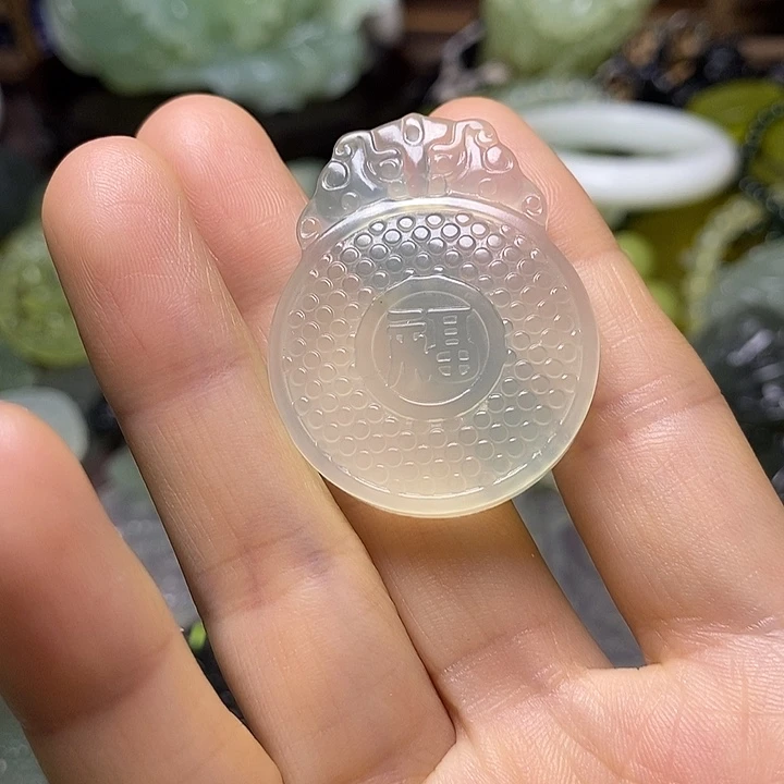 岫玉未镶嵌岫玉颈饰