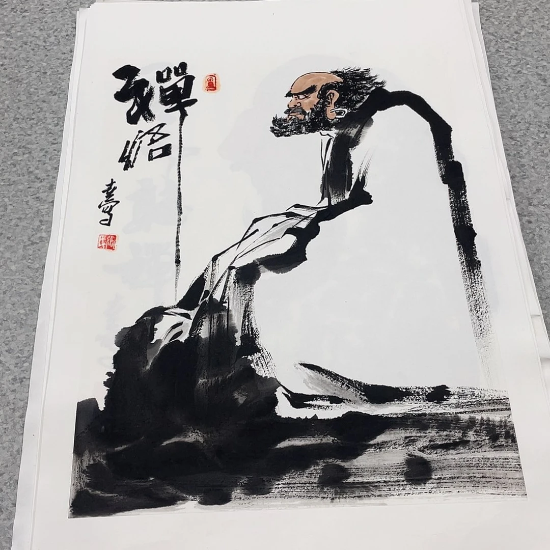 国画1.4平尺国画作品