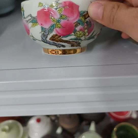 瓷片九桃杯11111111