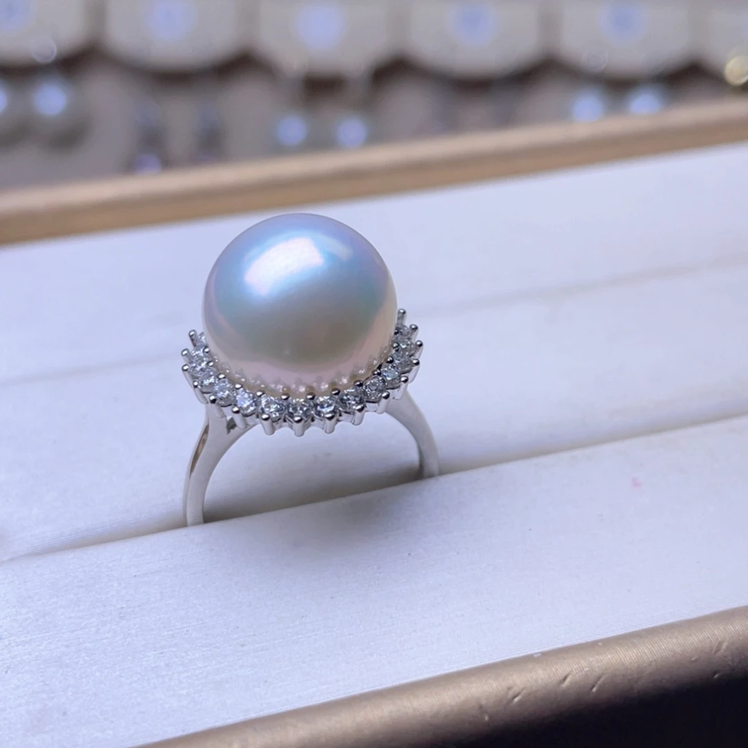 银S925镶嵌其他淡水珍珠d***g