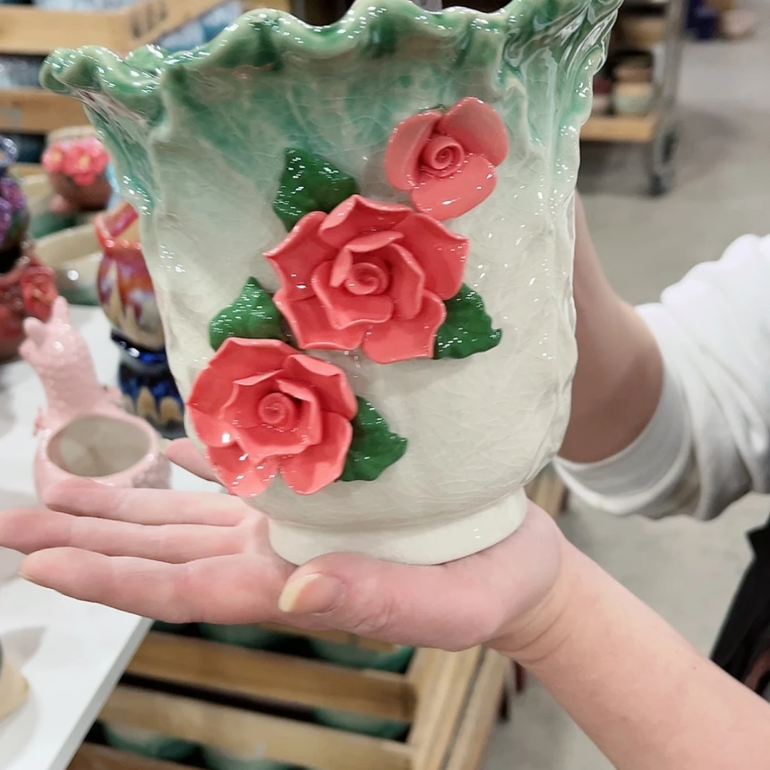 【闪购商品】陶瓷陶瓷多肉植物花盆