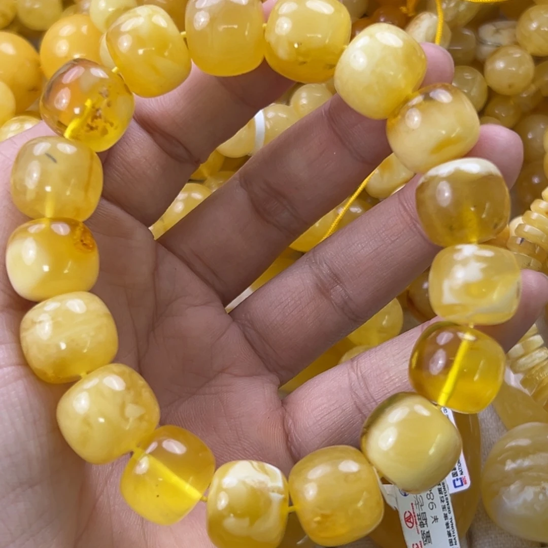 琥珀未镶嵌珠宝奇石