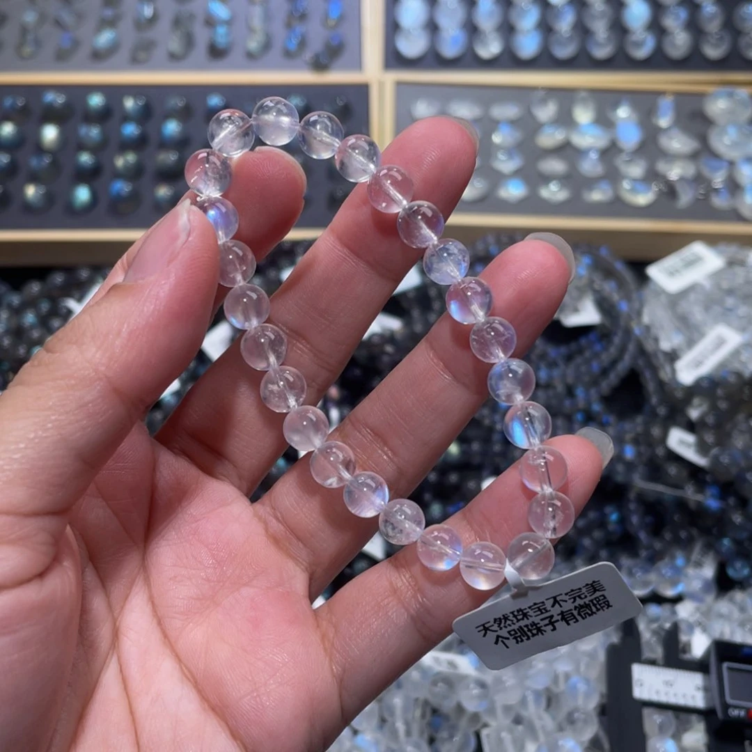 月光石手链未镶嵌ヾ****ノ蓝月光手链7.3m