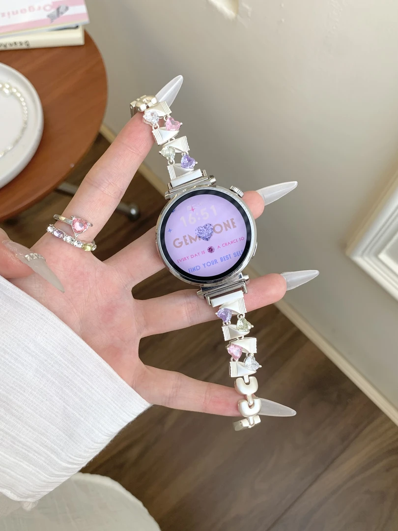 新款〔糖果锆石〕适用华为GT5FT4表带watch5watch4高级感ins风GT3