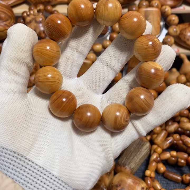 柏木太行崖柏陈华红油2.0手串