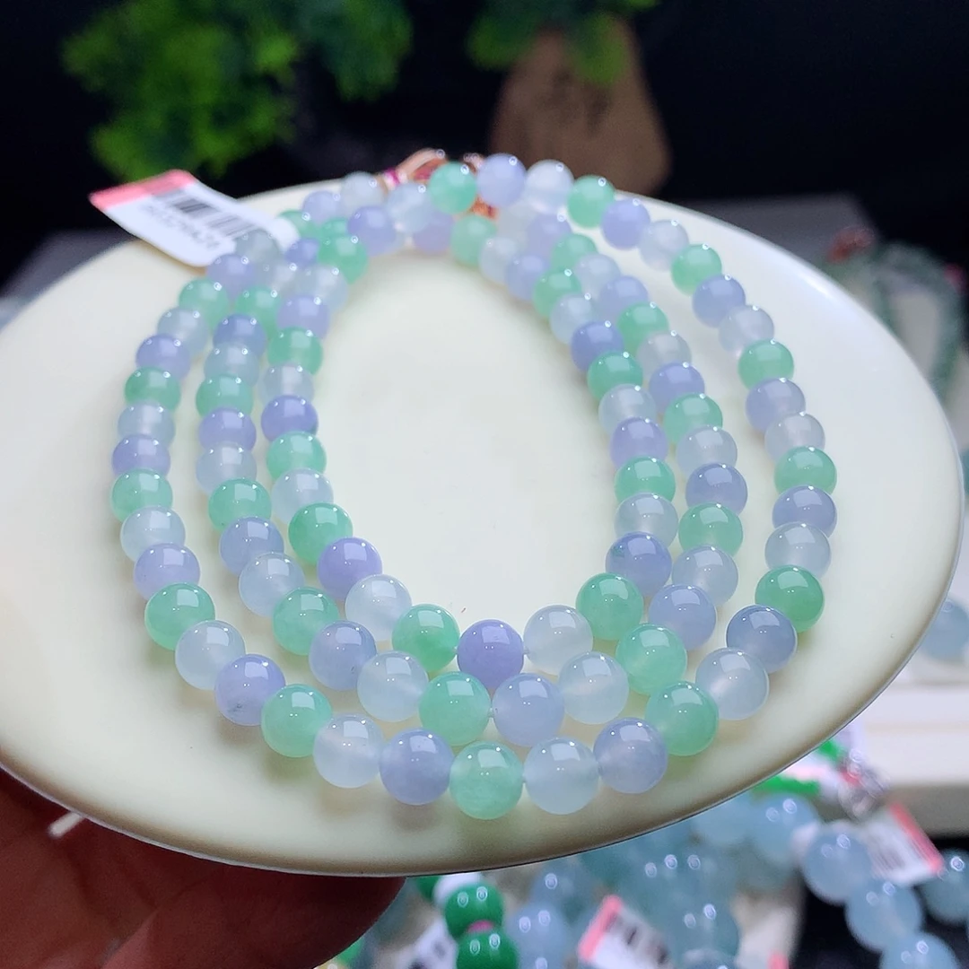 项链未镶嵌翡翠卡6mm