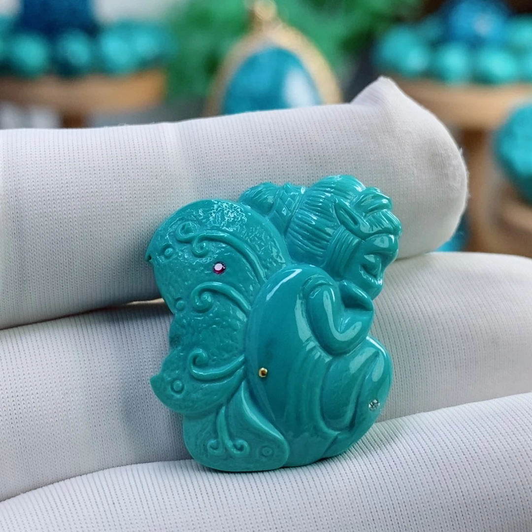 绿松石未镶嵌其他