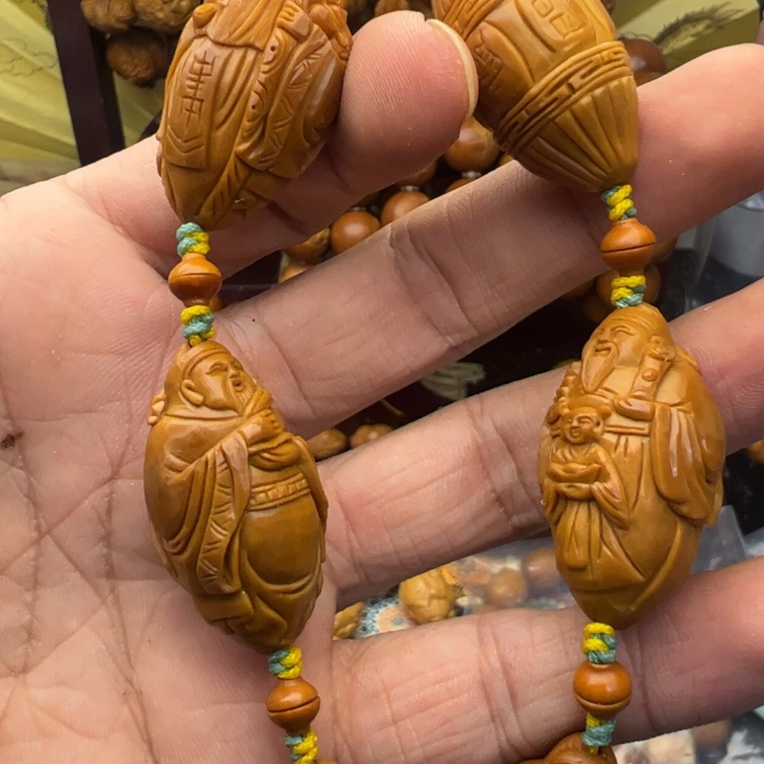 橄榄核手串/手链2.0梅林铁盒五福临门