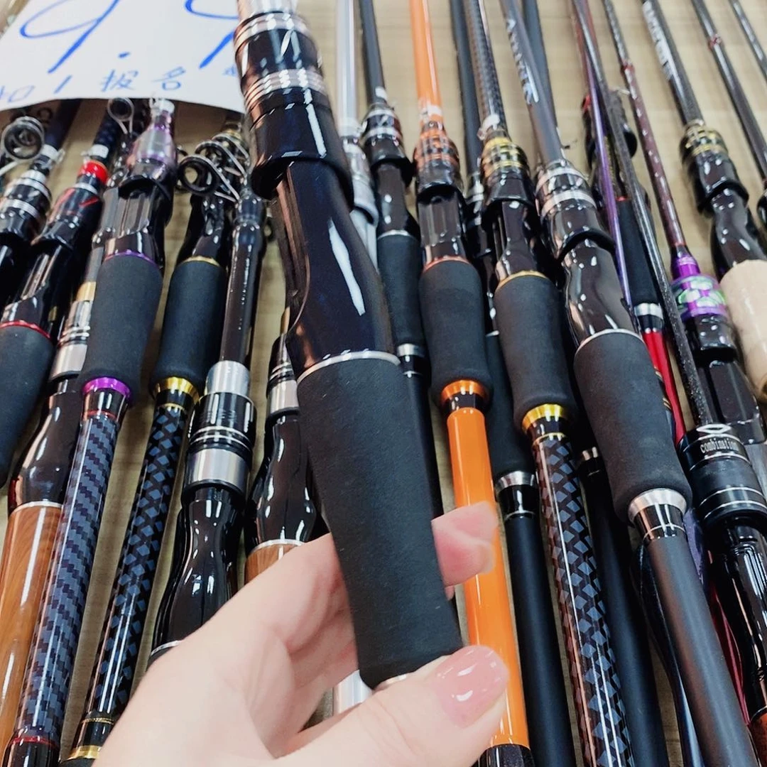 黑二代直柄1.8米路亚竿