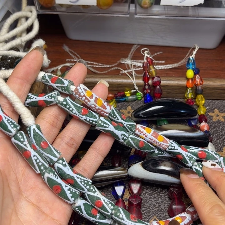 玻璃颈饰3348琉璃一条