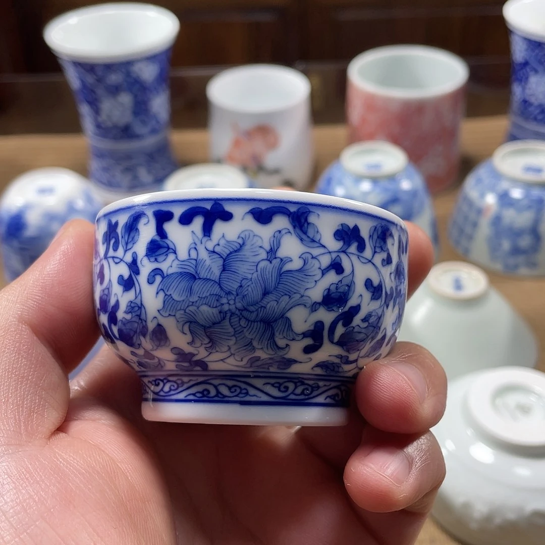 妙手青花缠枝小压手