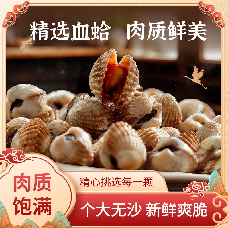 温州乐清三门鲜血蛤花蛤正宗肉厚美味新鲜现捞现发活蛤血蛤水产