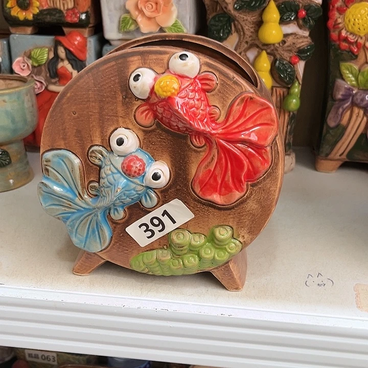 粗陶材质多肉花盆