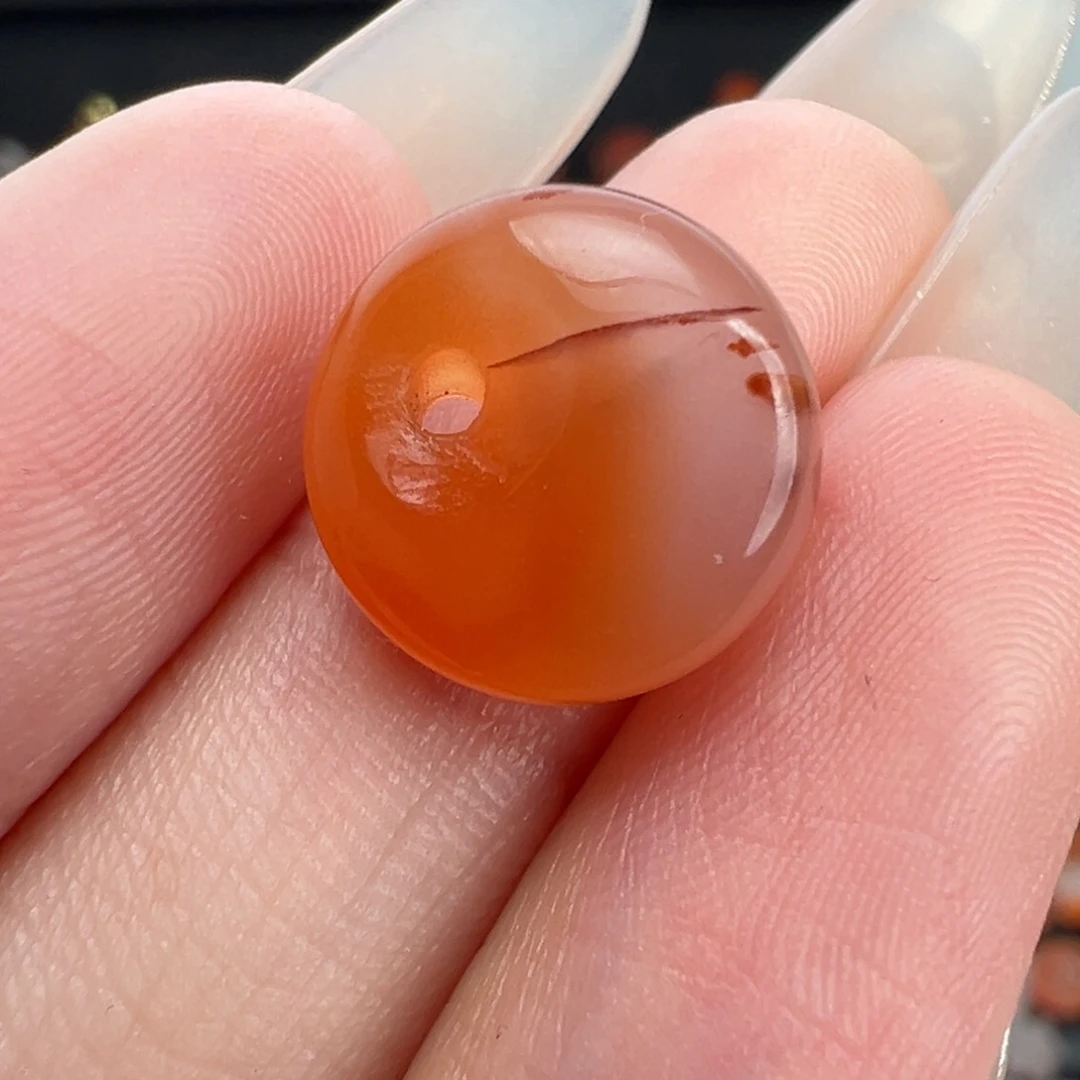 南红玛瑙未镶嵌颈饰公主扣