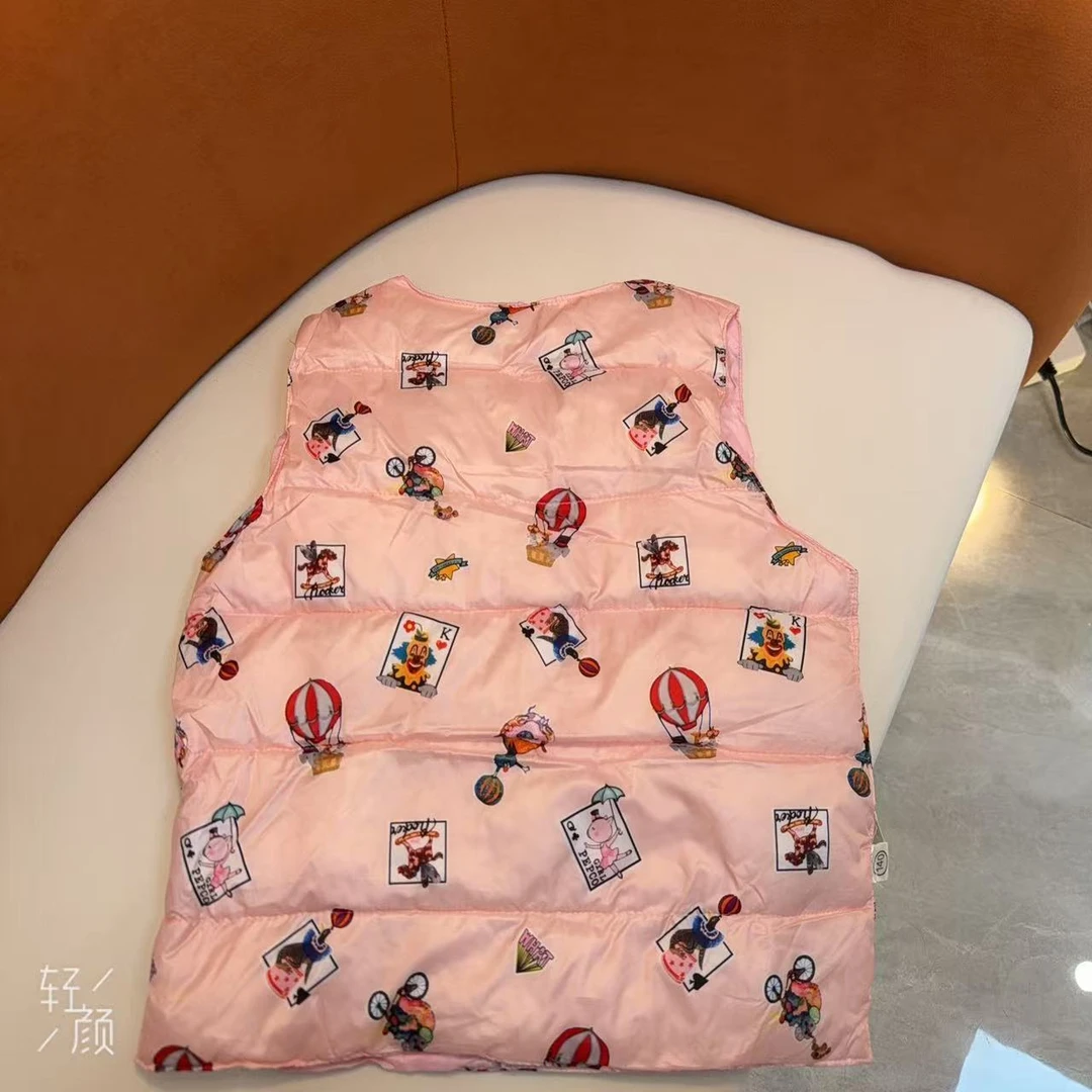 甜美宝宝碎花薄款韩版棉马甲满印小童冬季