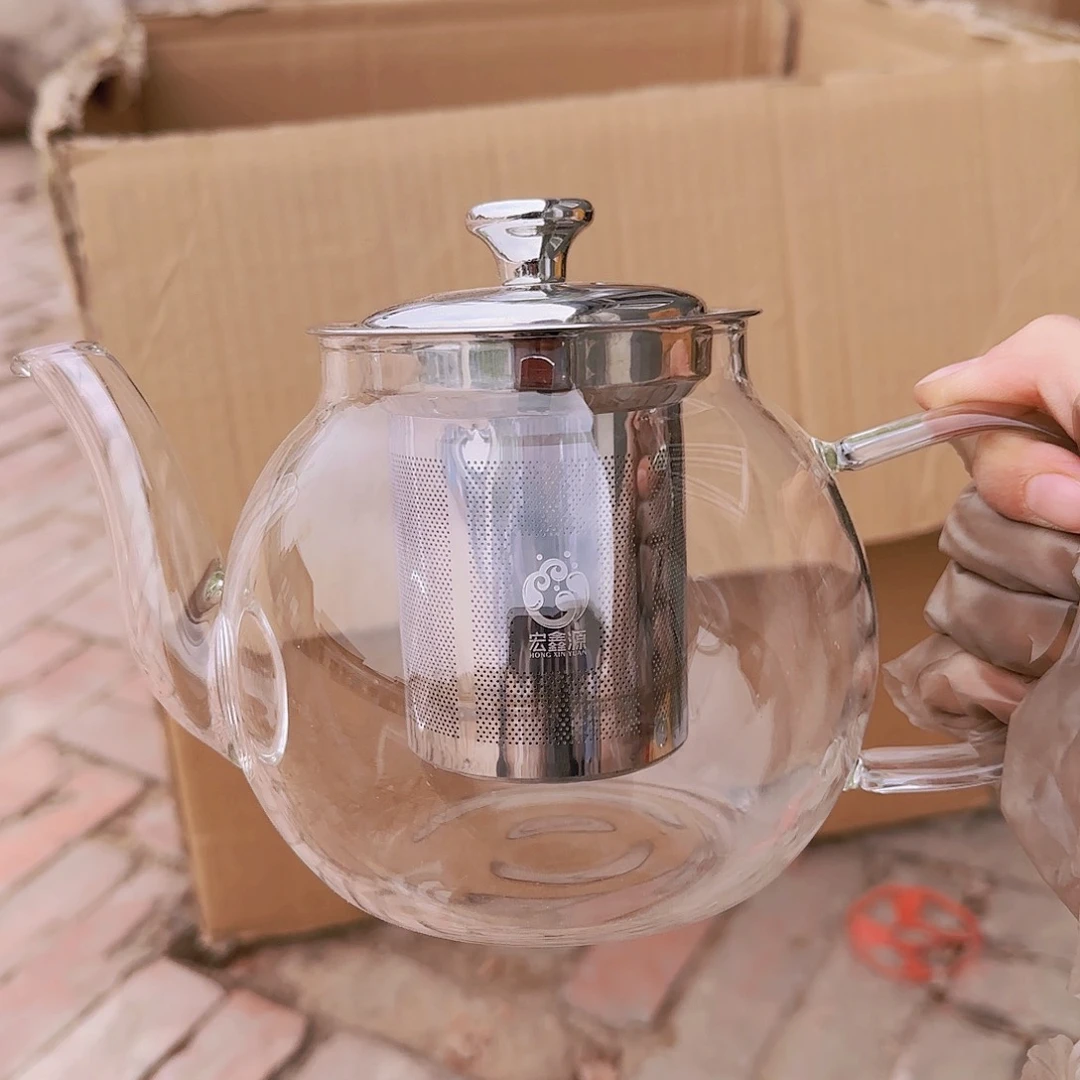 【闪购商品】高硼硅玻璃茶水分离瑕疵H801钢