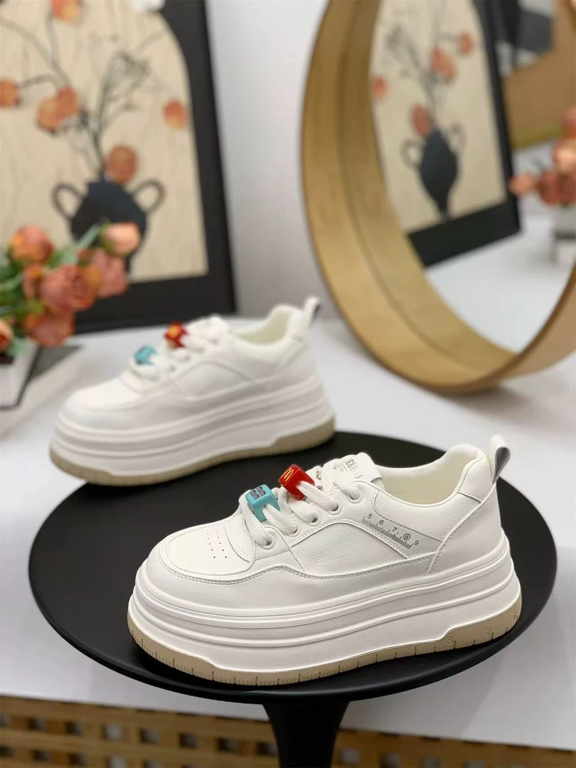 2025春季新款厚底百搭小白鞋 A12