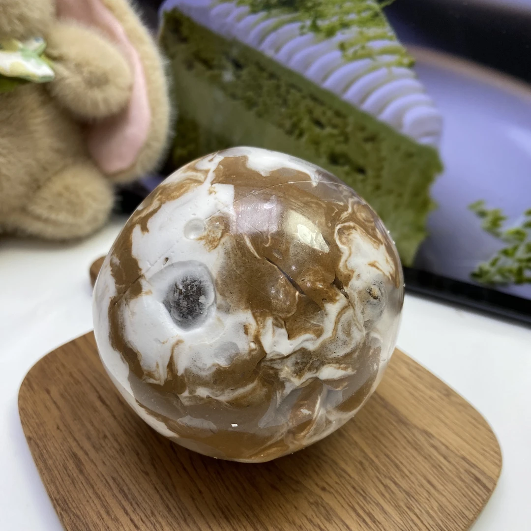 陶粒手作球6cm宠球皮牛奶巧克力捏捏乐解压玩具自制手工制作