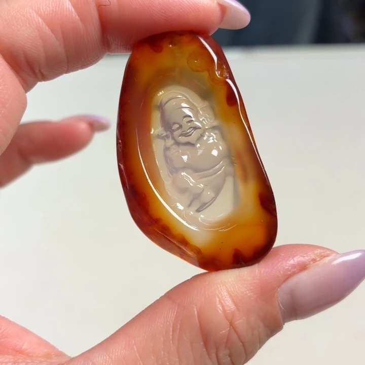 玛瑙/玉髓未镶嵌吊坠(不含链)