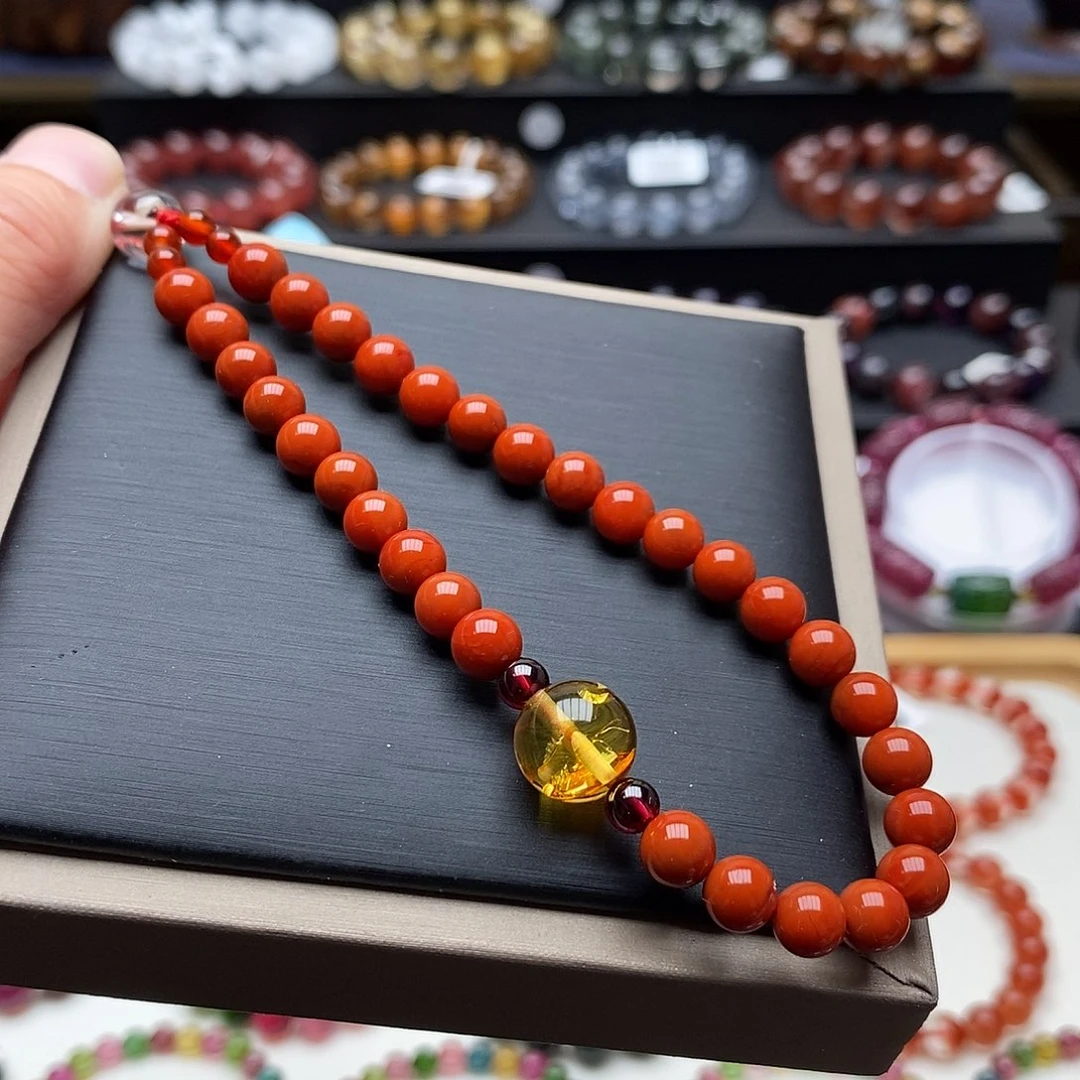 南红玛瑙手链未镶嵌南****✨