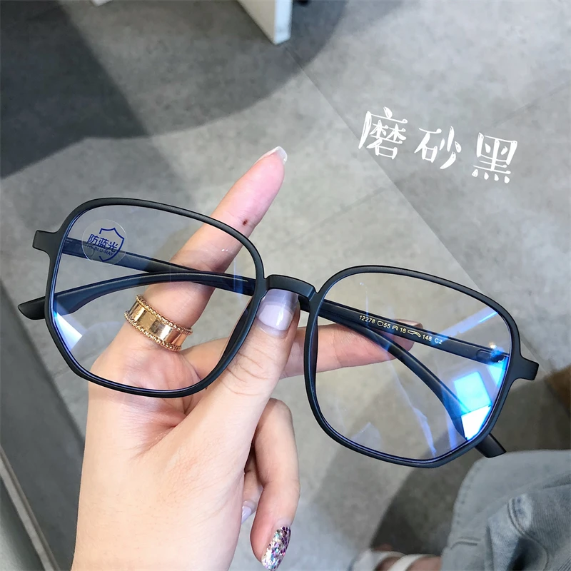 小红书同款豹纹超轻近视眼镜女素颜神器网红博主可配度数防蓝光女