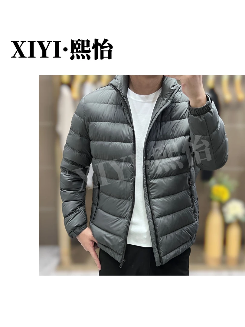 【XI.YI/熙怡】秋冬男士甄选高级百搭经典轻薄立领保暖外套 29808