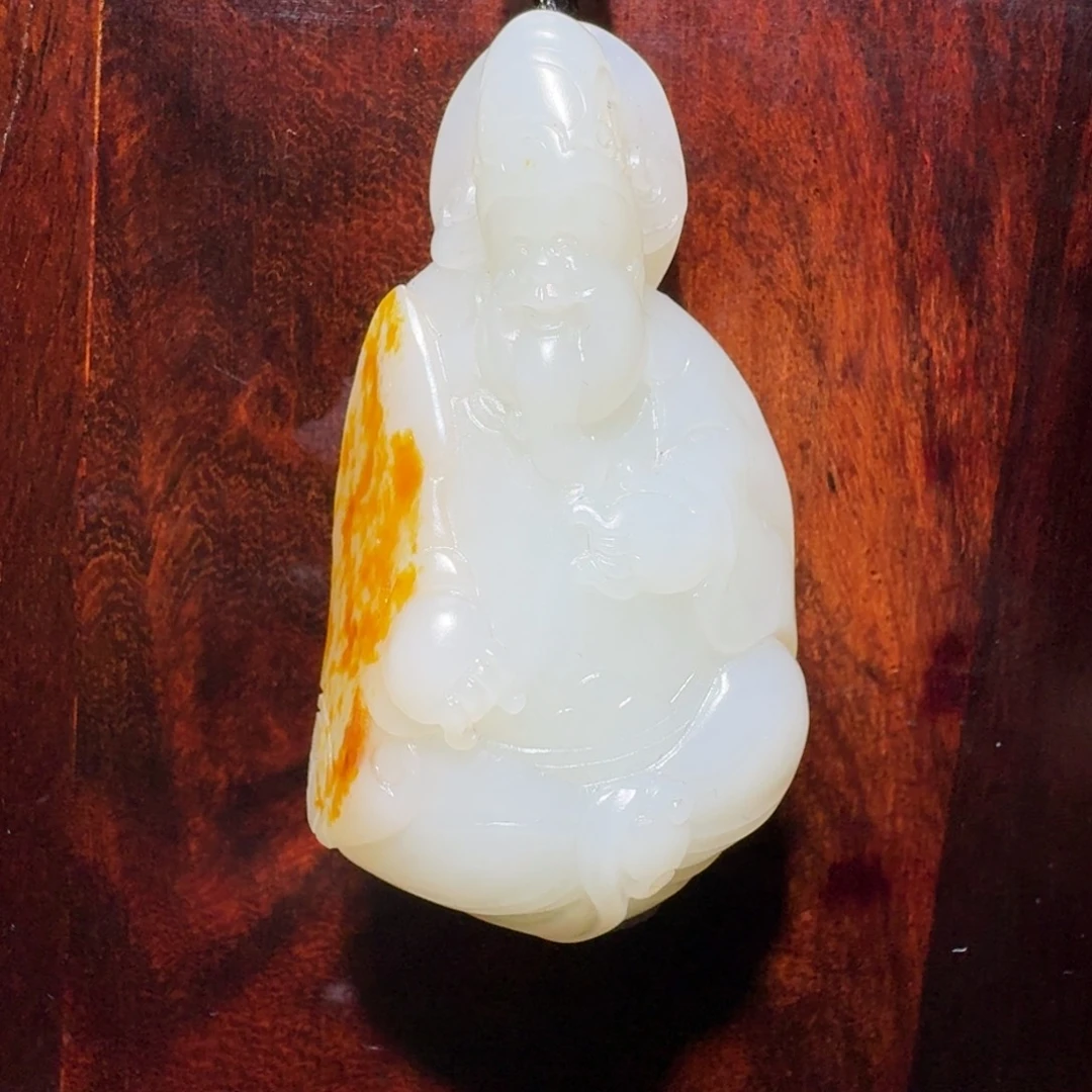 和田玉未镶嵌吊坠(不含链)