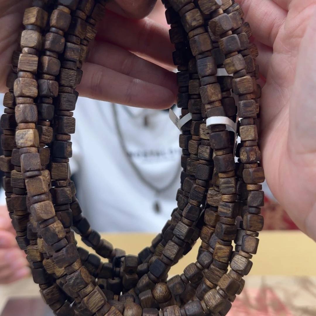 沉香手串绿棋流油王双圈多样性发货1条11克